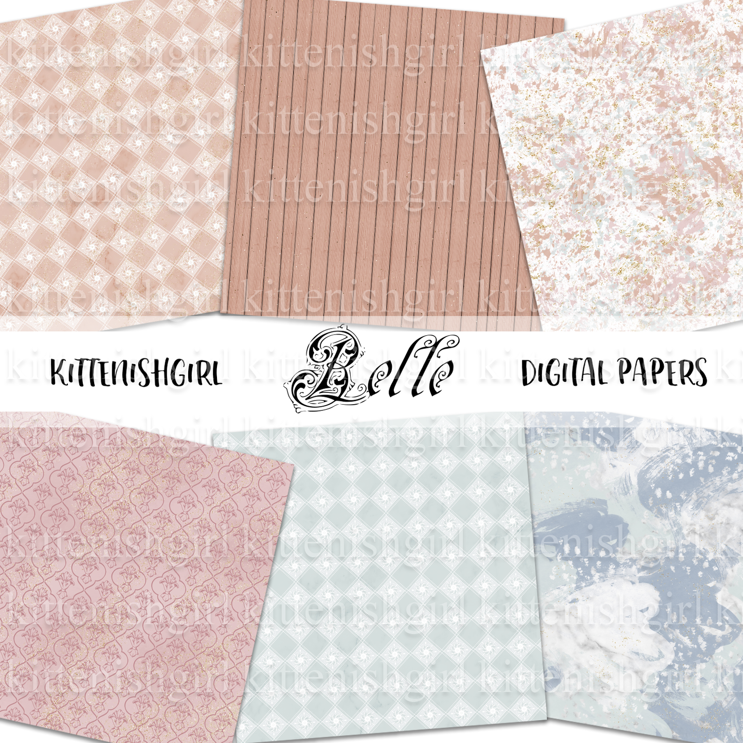Belle // Digital Papers