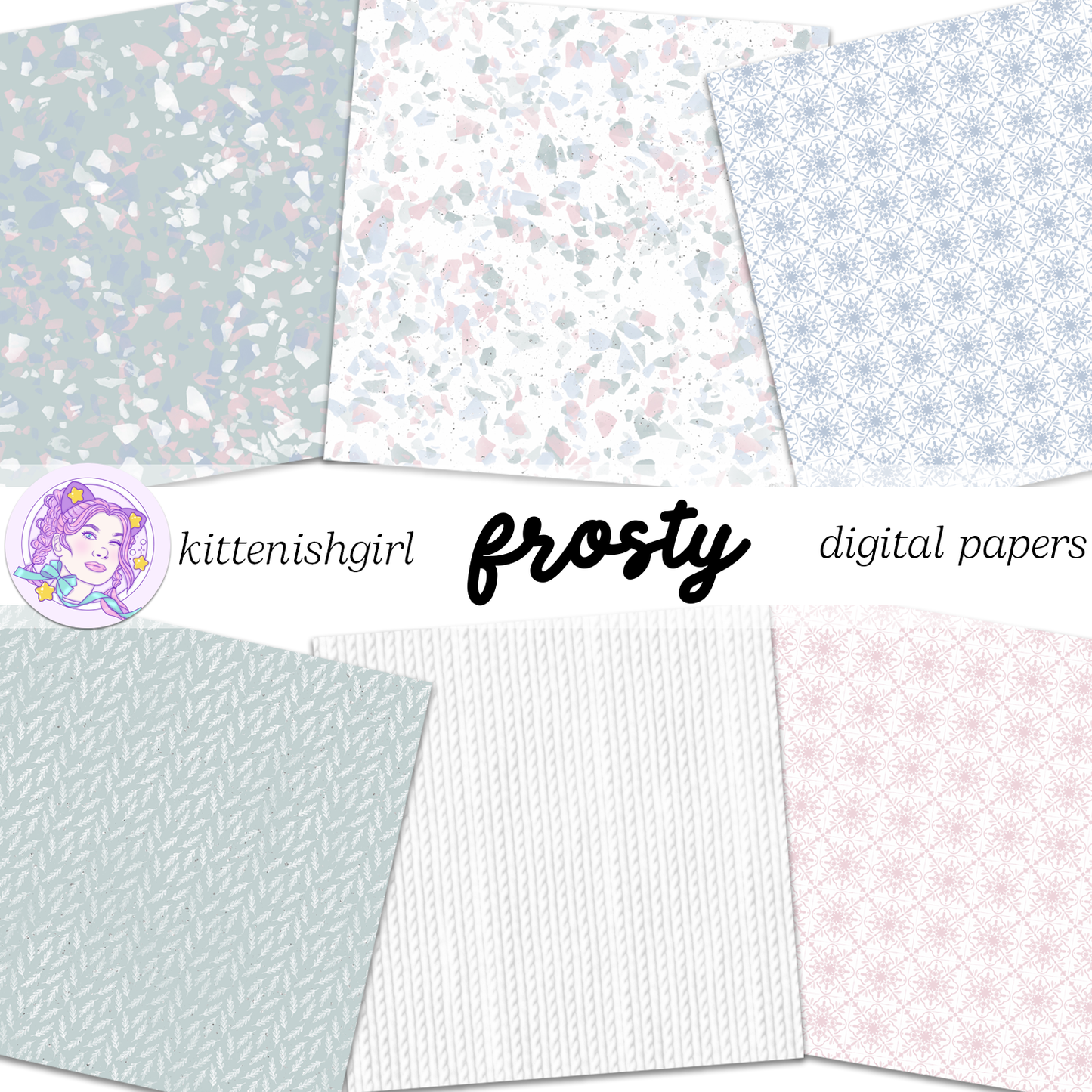 Frosty // Digital Papers