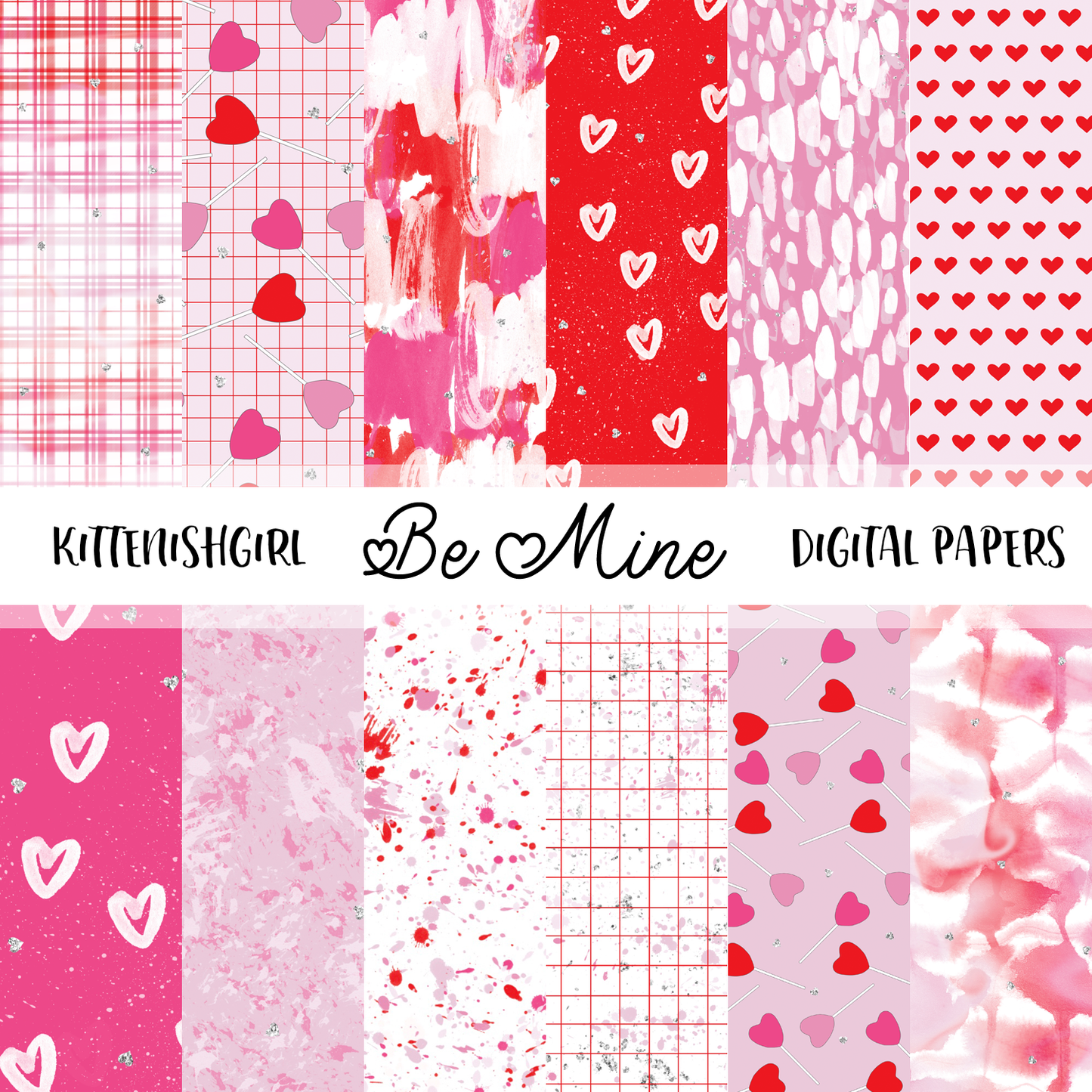 Be Mine // Digital Papers