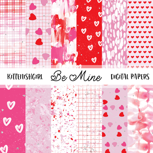 Be Mine // Digital Papers