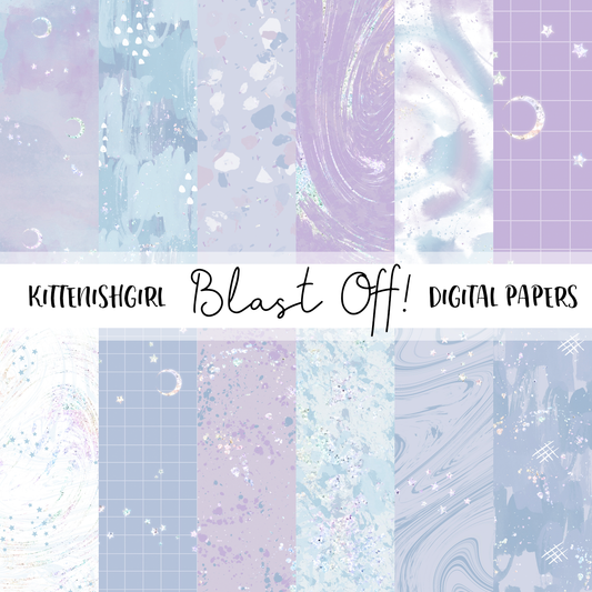 Blast Off! // Digital Papers