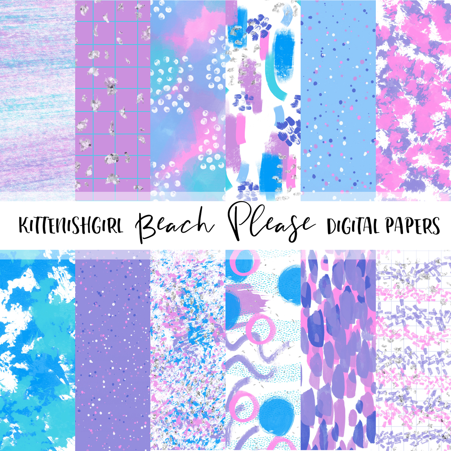 Beach Please // Digital Papers