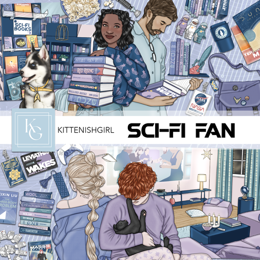 Sci-Fi Fan // Clip Art