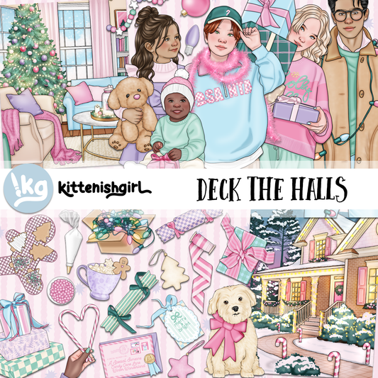 Deck the Halls // Clip Art