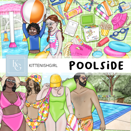 Poolside // Clip Art