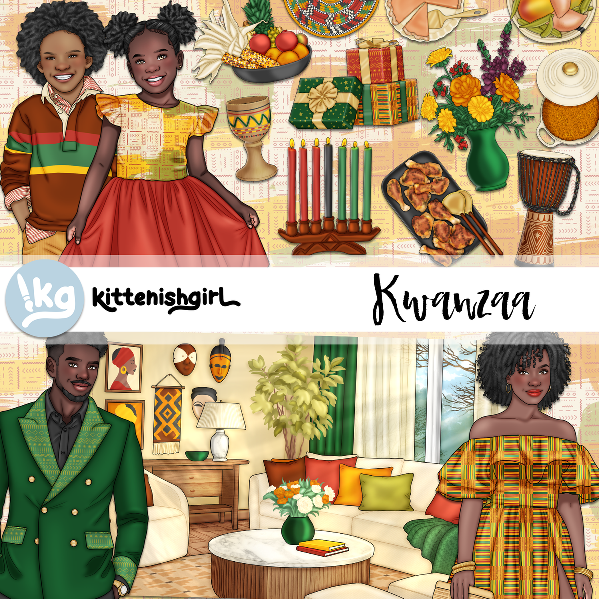 Kwanzaa // Clip Art