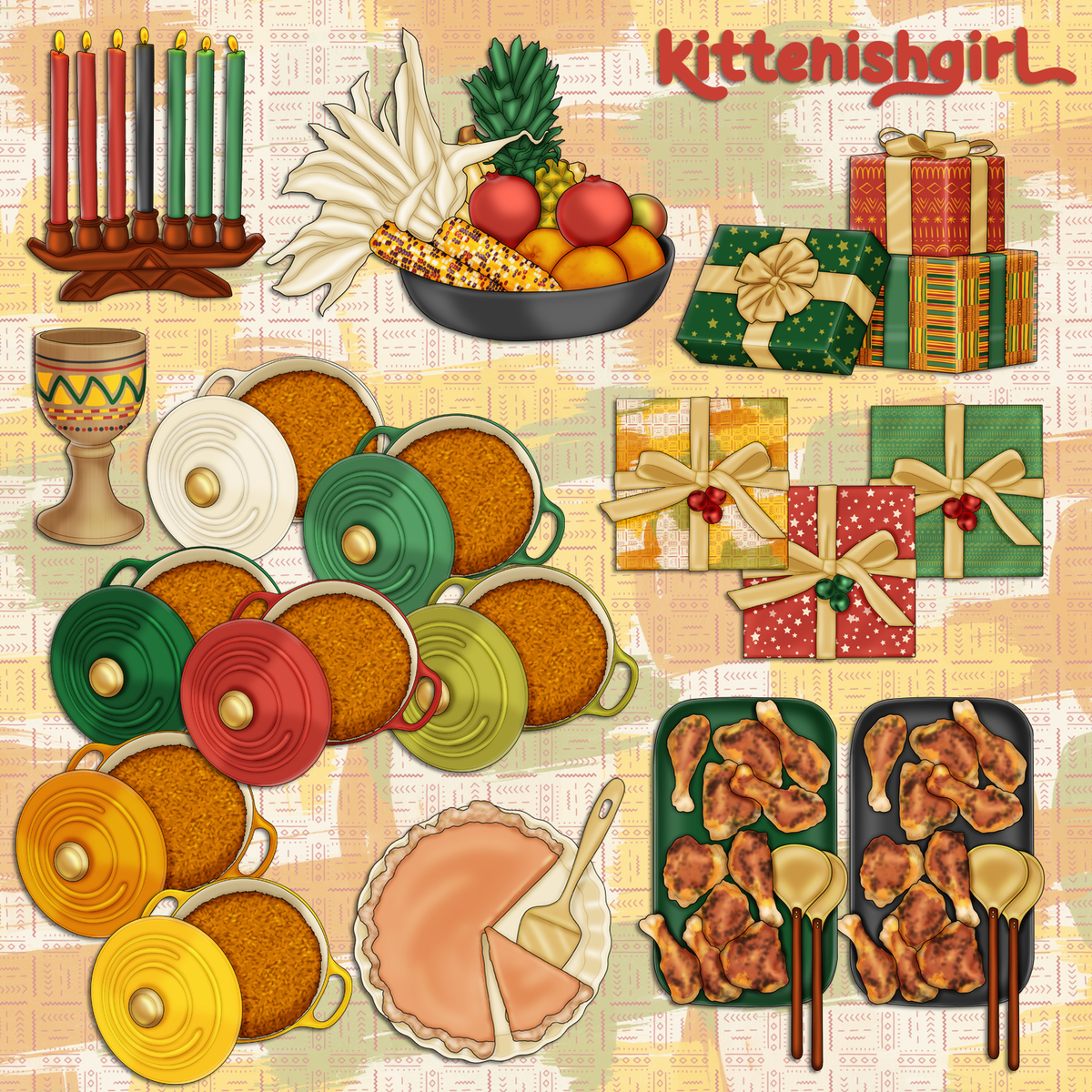 Kwanzaa // Clip Art