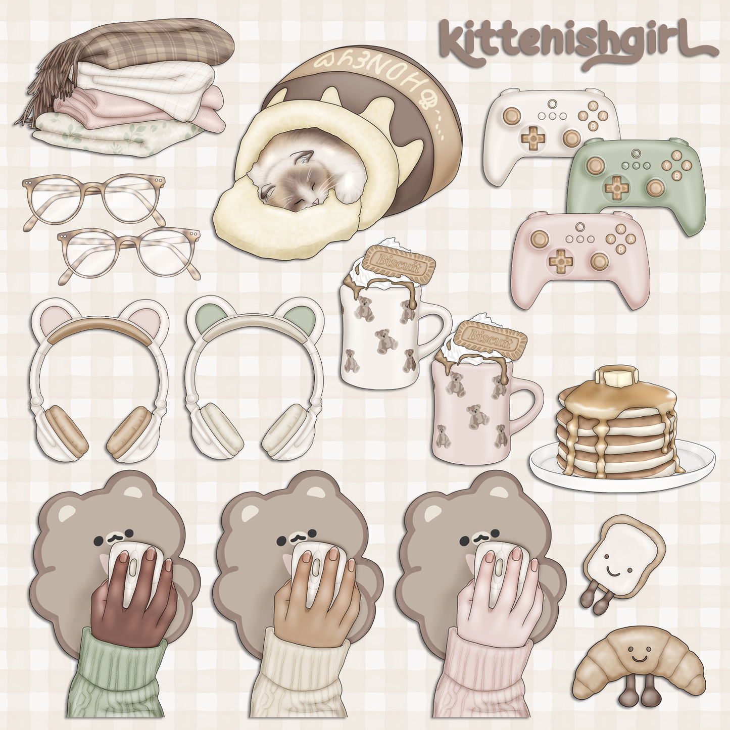 Snoozy Afternoon // Clip Art