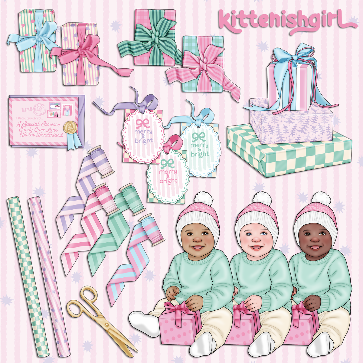 Deck the Halls // Clip Art