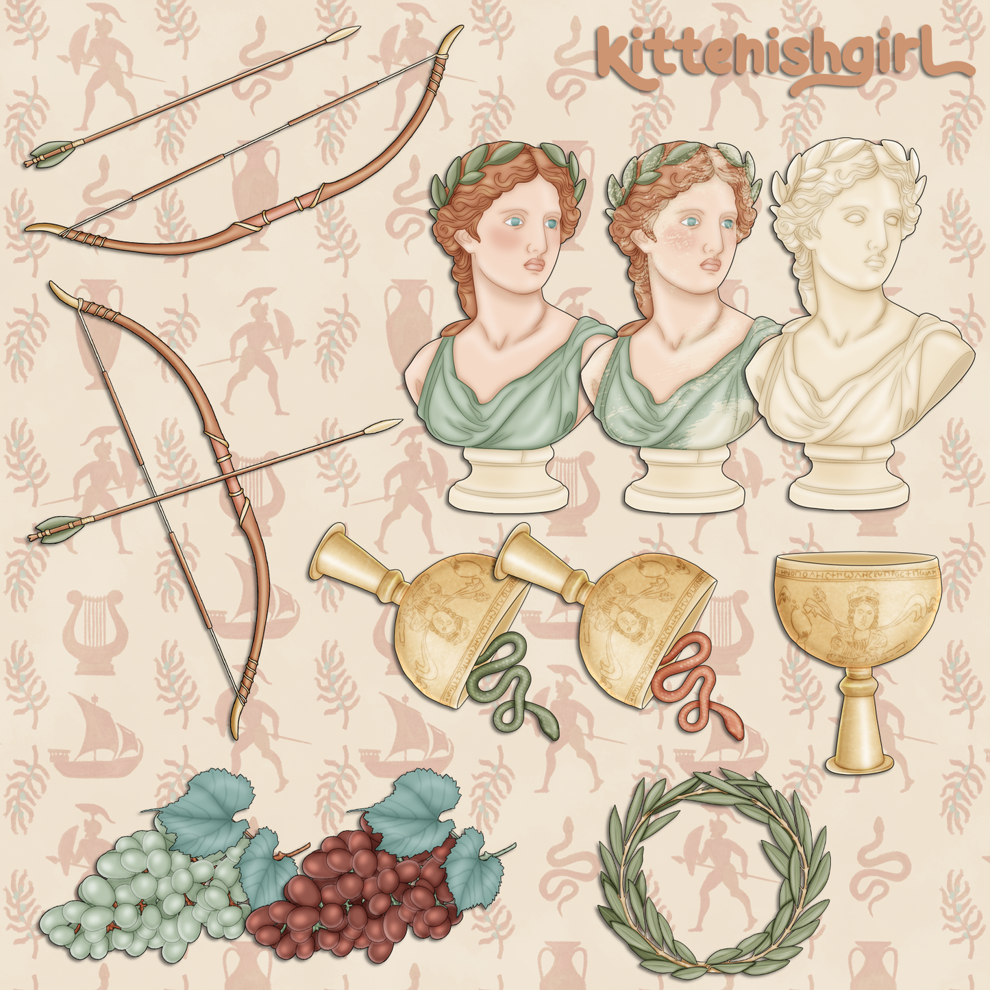 Ancient Myth // Clip Art