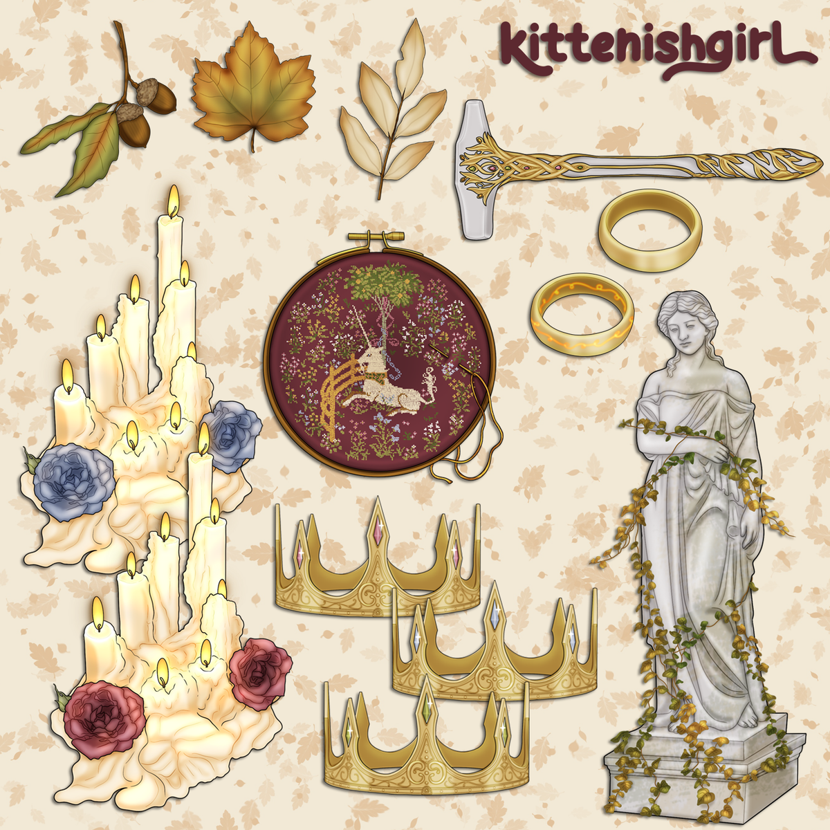 Emberleaves // Clip Art