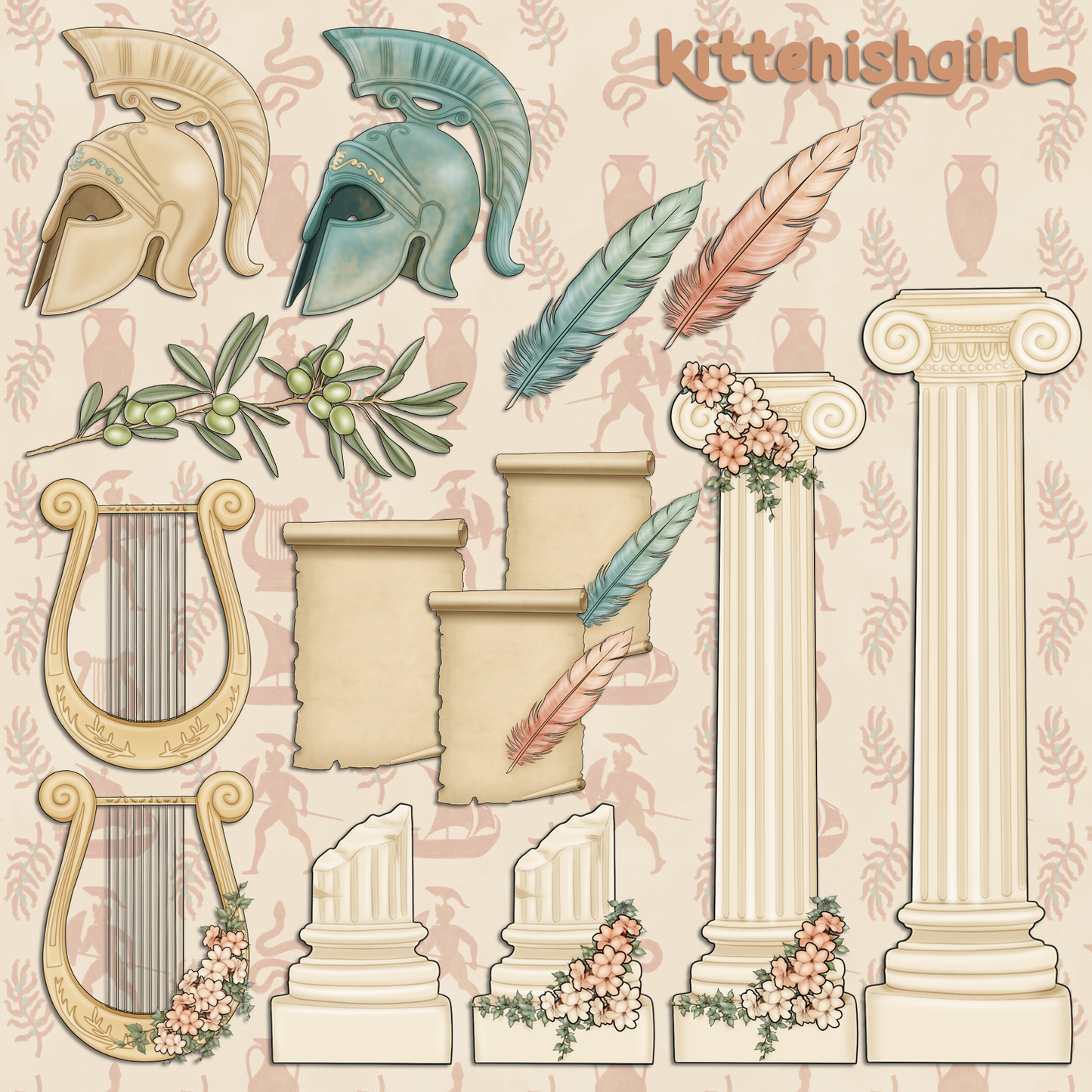 Ancient Myth // Clip Art