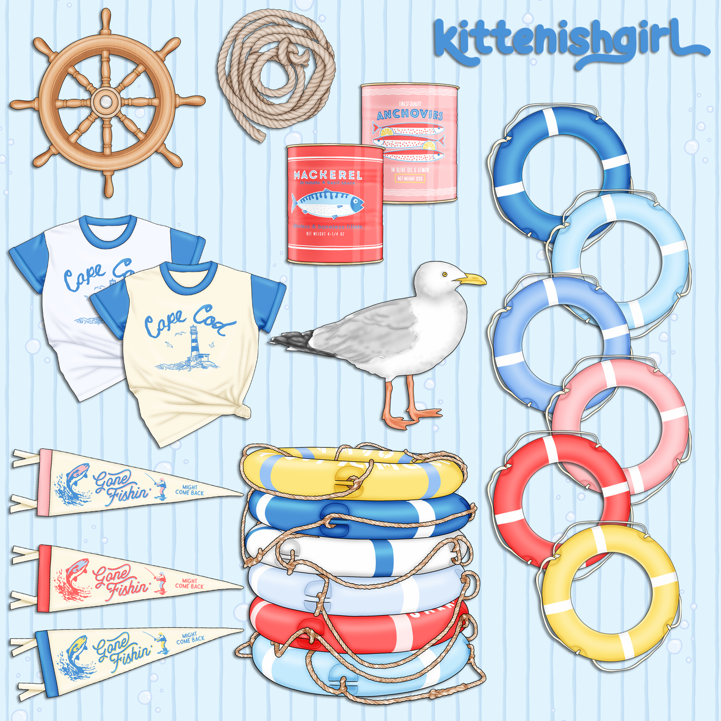 Seaside // Clip Art