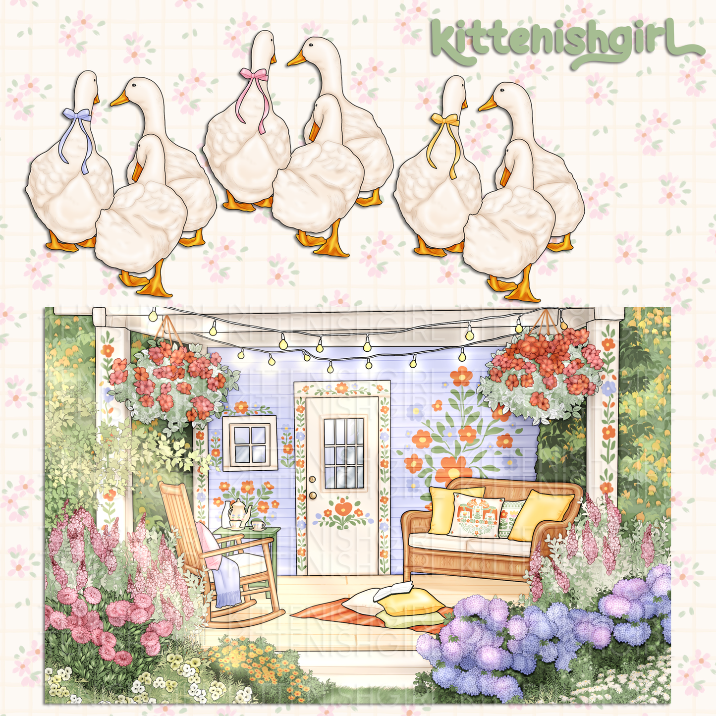 Spring Folk // Clip Art