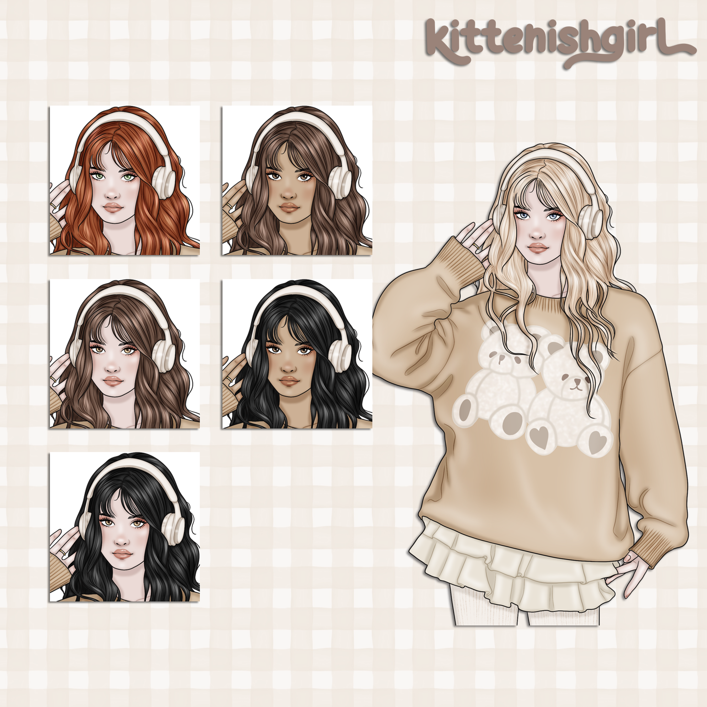 Snoozy Afternoon // Clip Art