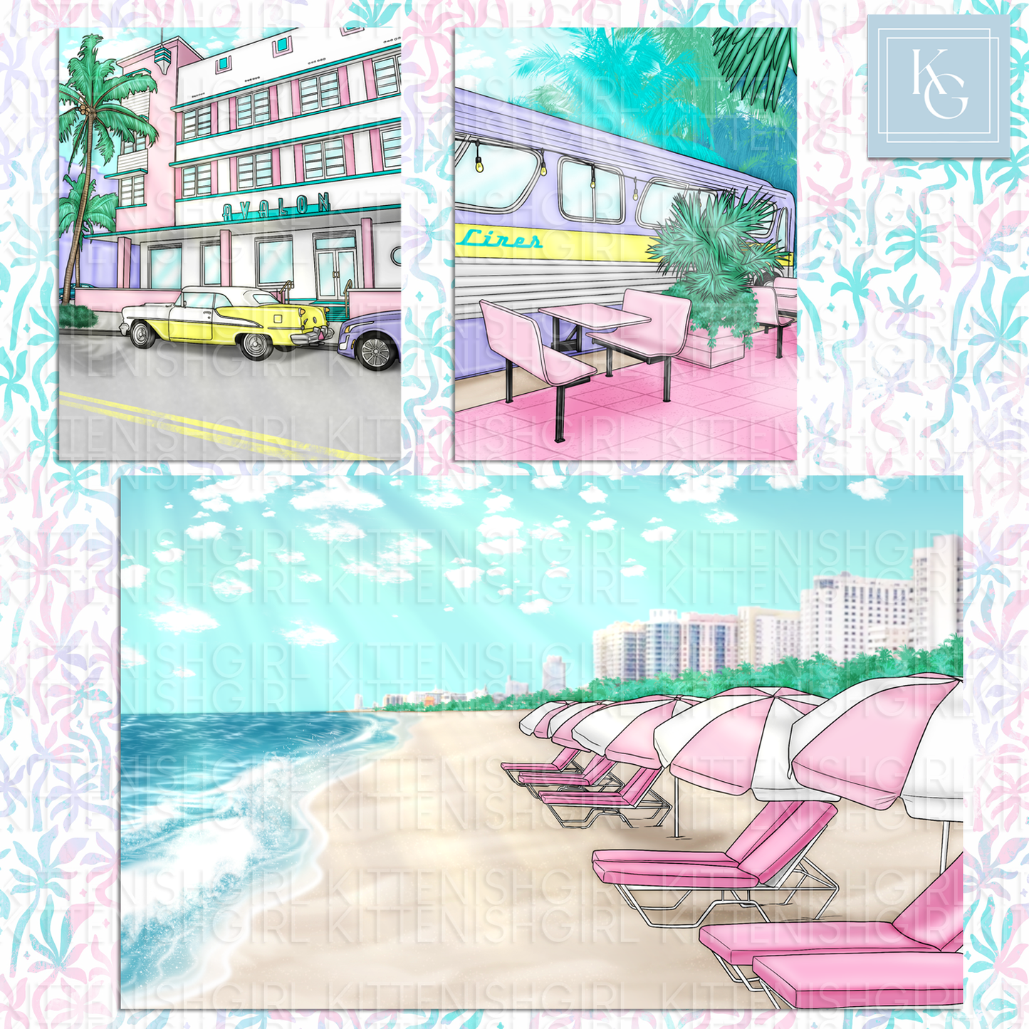 Miami // Clip Art