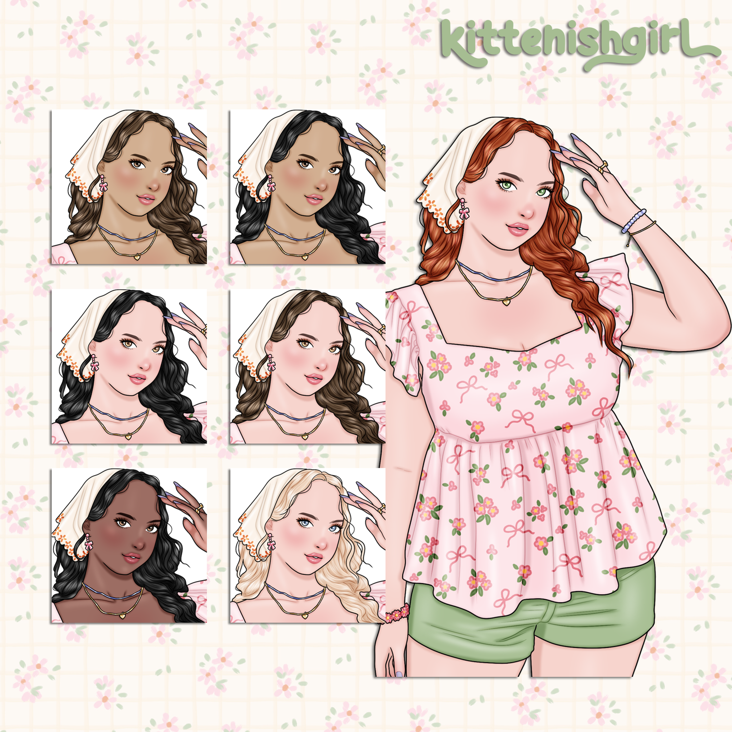 Spring Folk // Clip Art