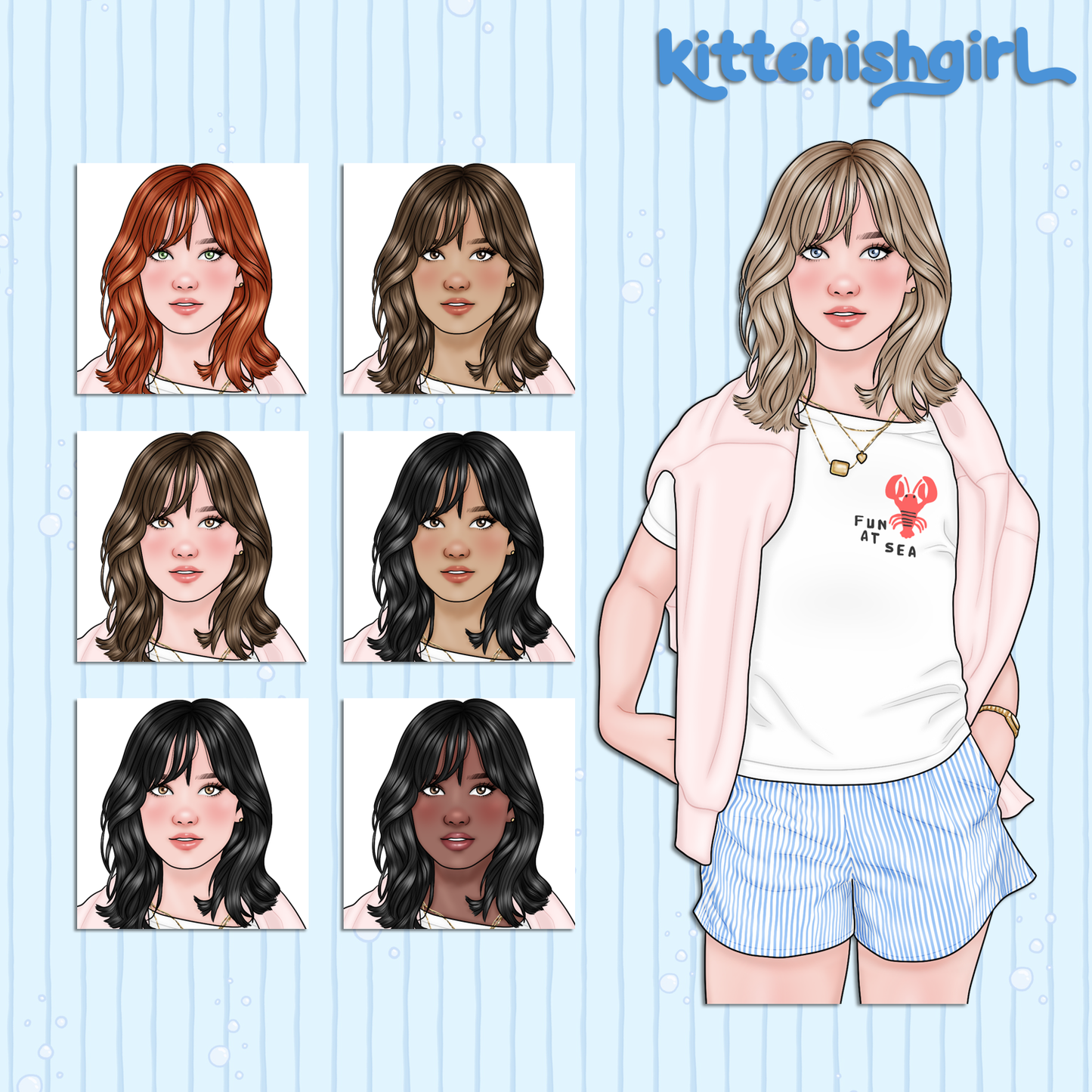 Seaside // Clip Art