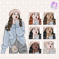 Bisous d'Hiver // Clip Art
