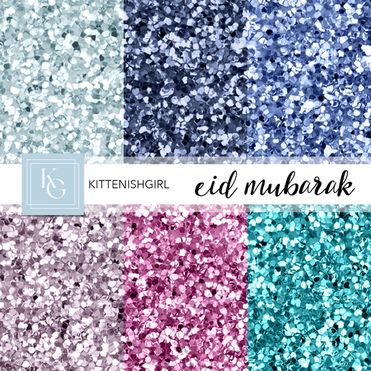Eid Mubarak // Glitter Digital Papers
