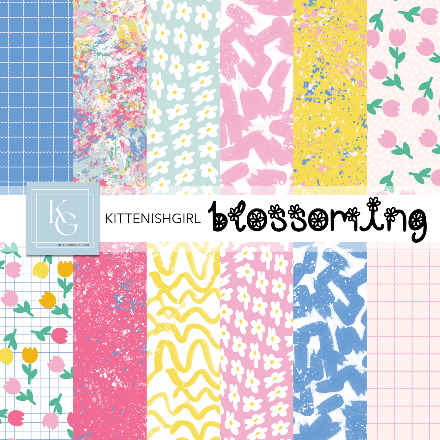 Blossoming // Digital Papers