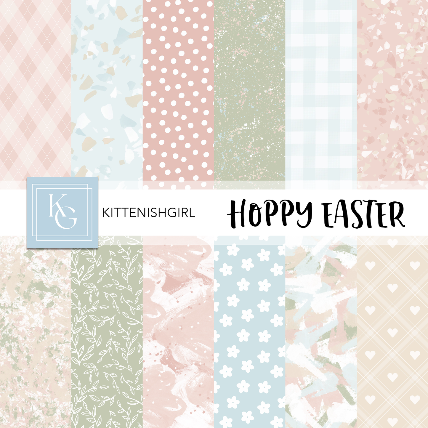 Hoppy Easter // Digital Papers