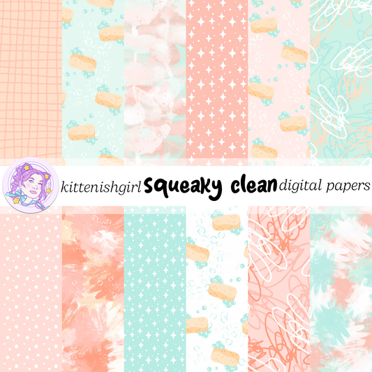Squeaky Clean // Digital Papers