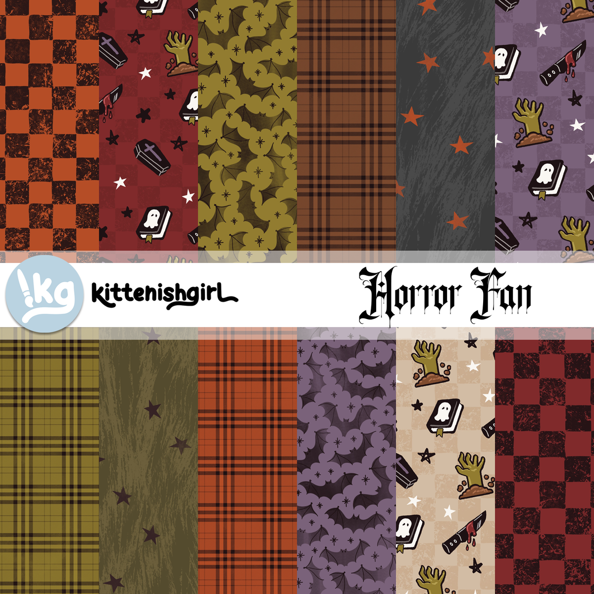 Horror Fan // Digital Papers