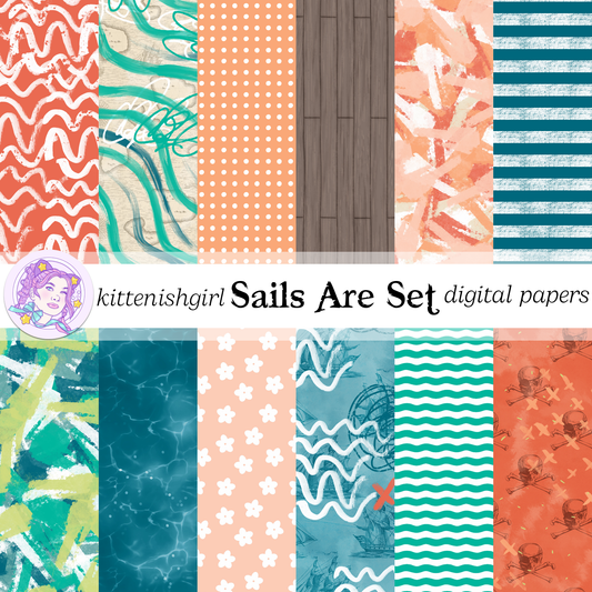 Sails Are Set // Digital Papers