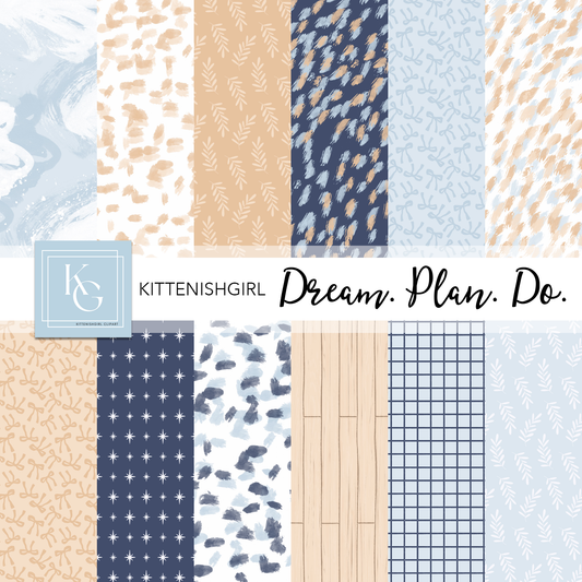 Dream. Plan. Do. - Cool // Digital Papers