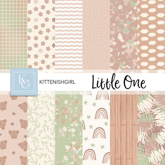 Little One - Neutral // Digital Papers