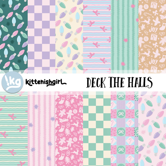 Deck the Halls // Digital Papers
