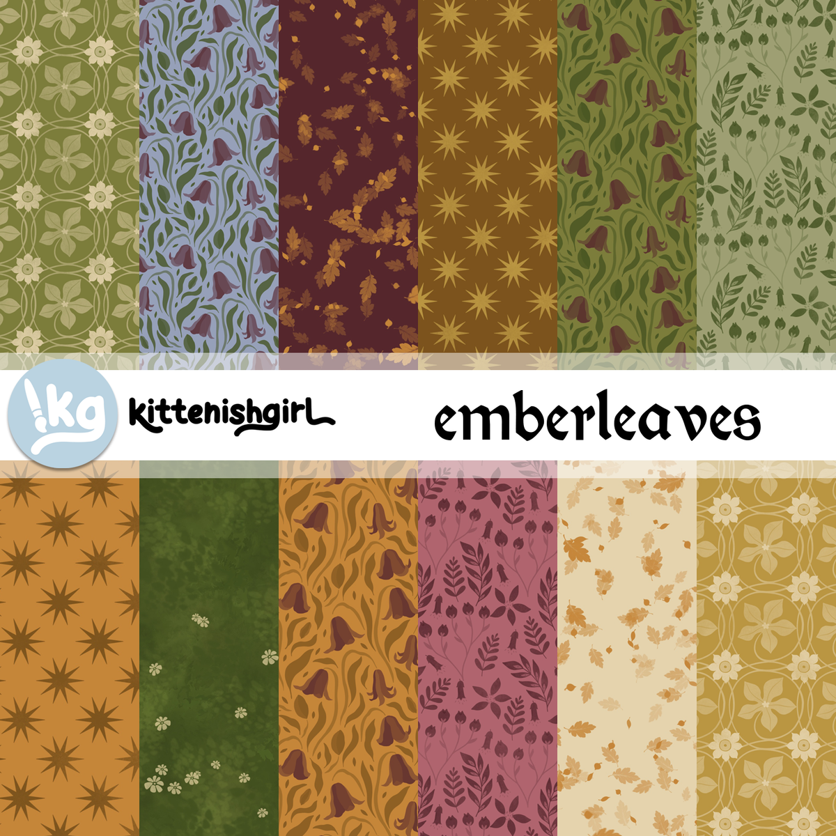 Emberleaves // Digital Papers