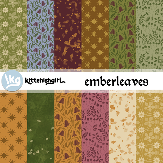 Emberleaves // Digital Papers