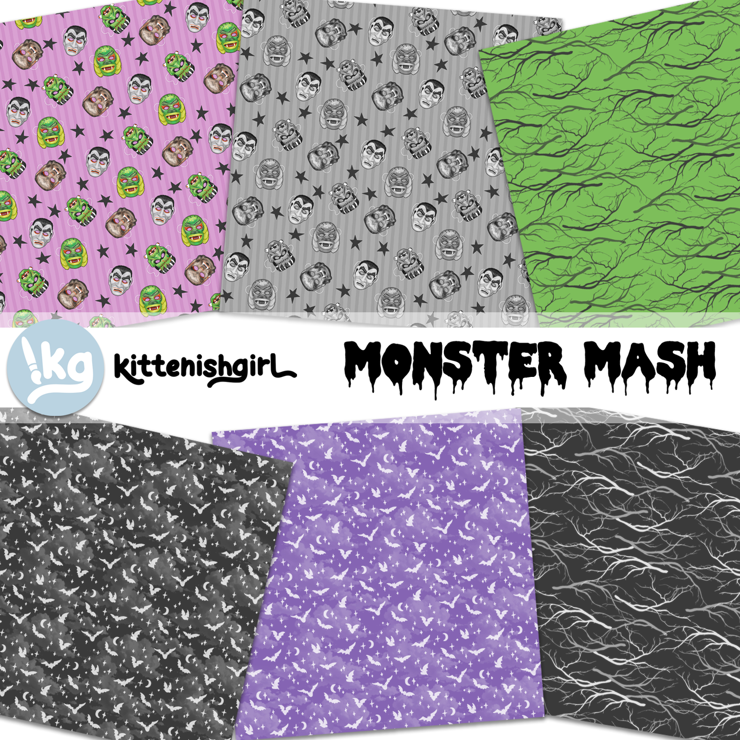 Monster Mash // Digital Papers
