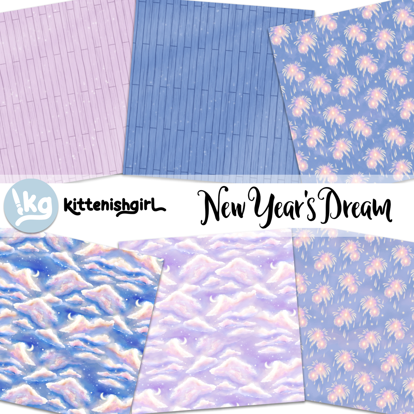 New Year's Dream // Digital Papers