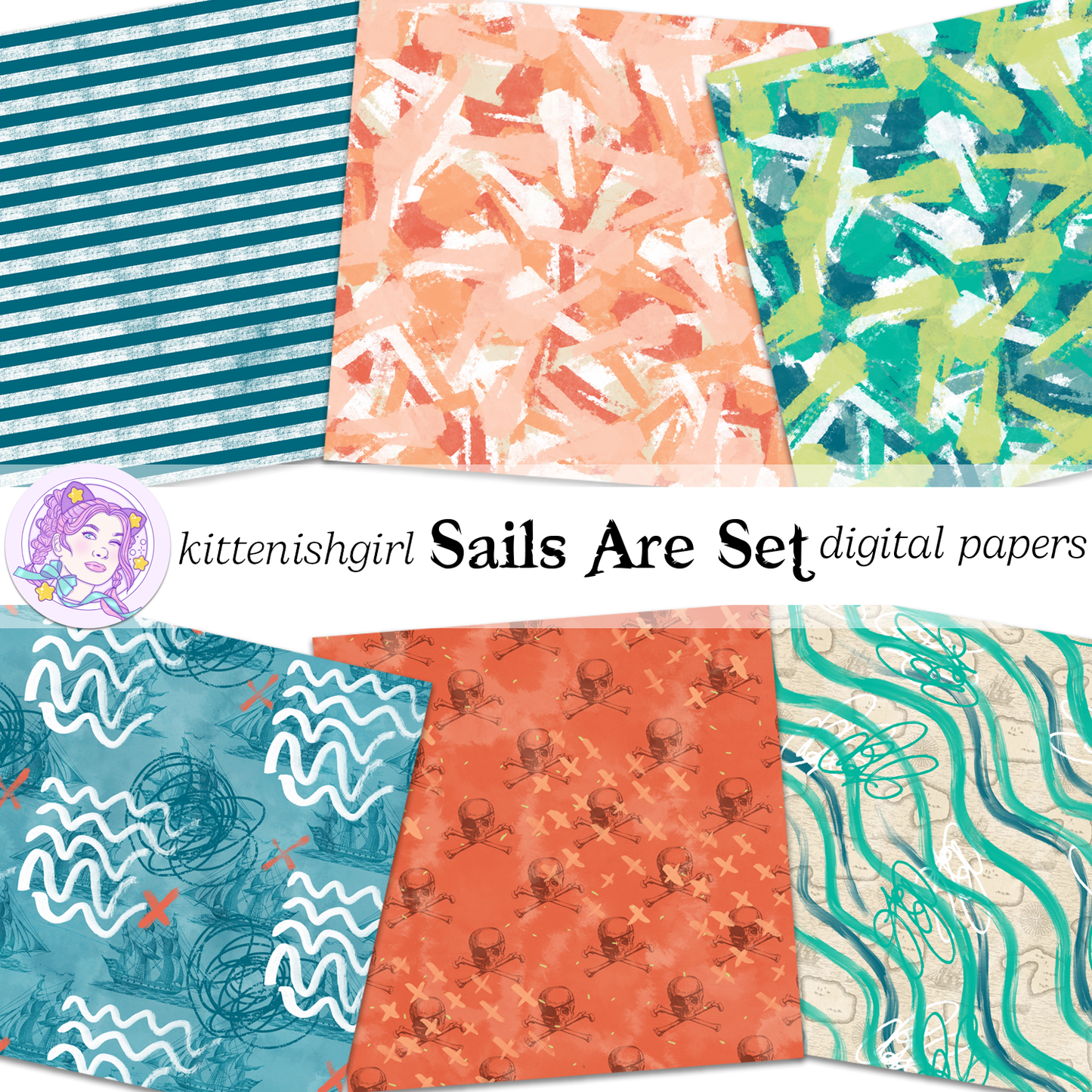 Sails Are Set // Digital Papers