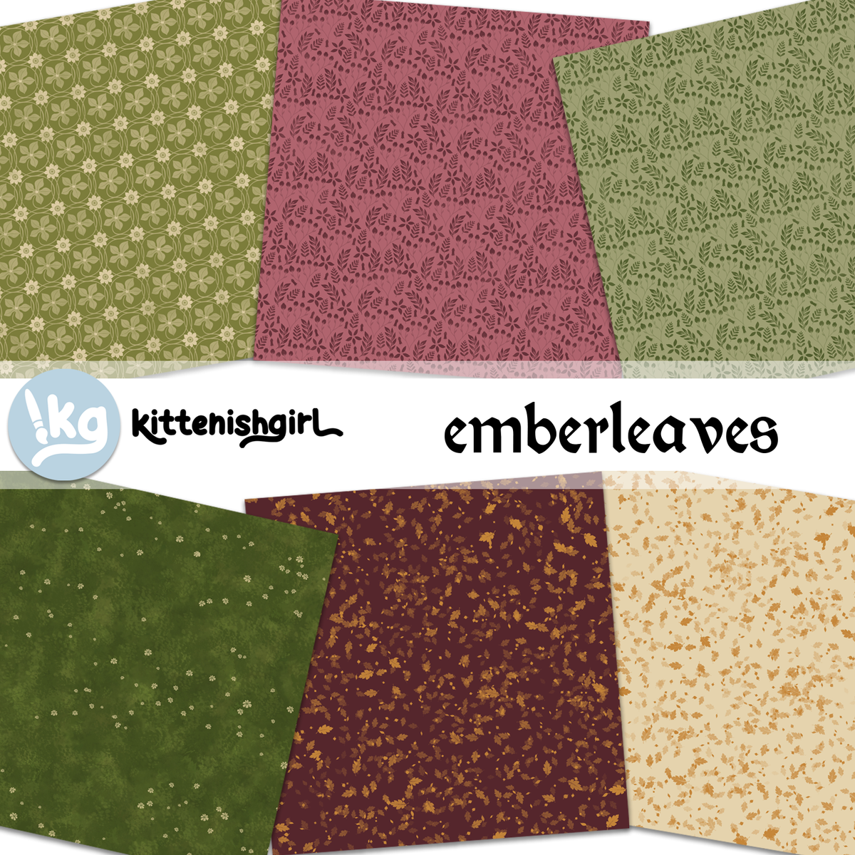 Emberleaves // Digital Papers