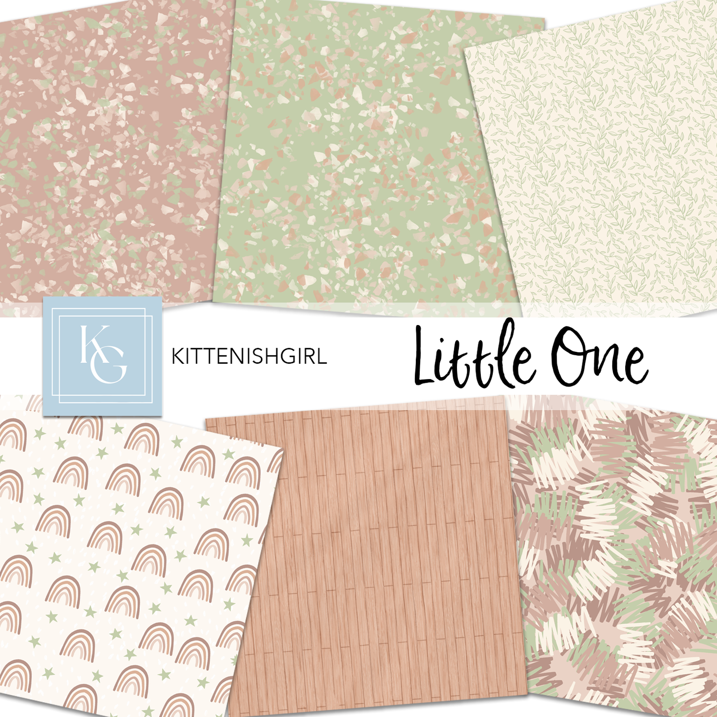 Little One - Neutral // Digital Papers