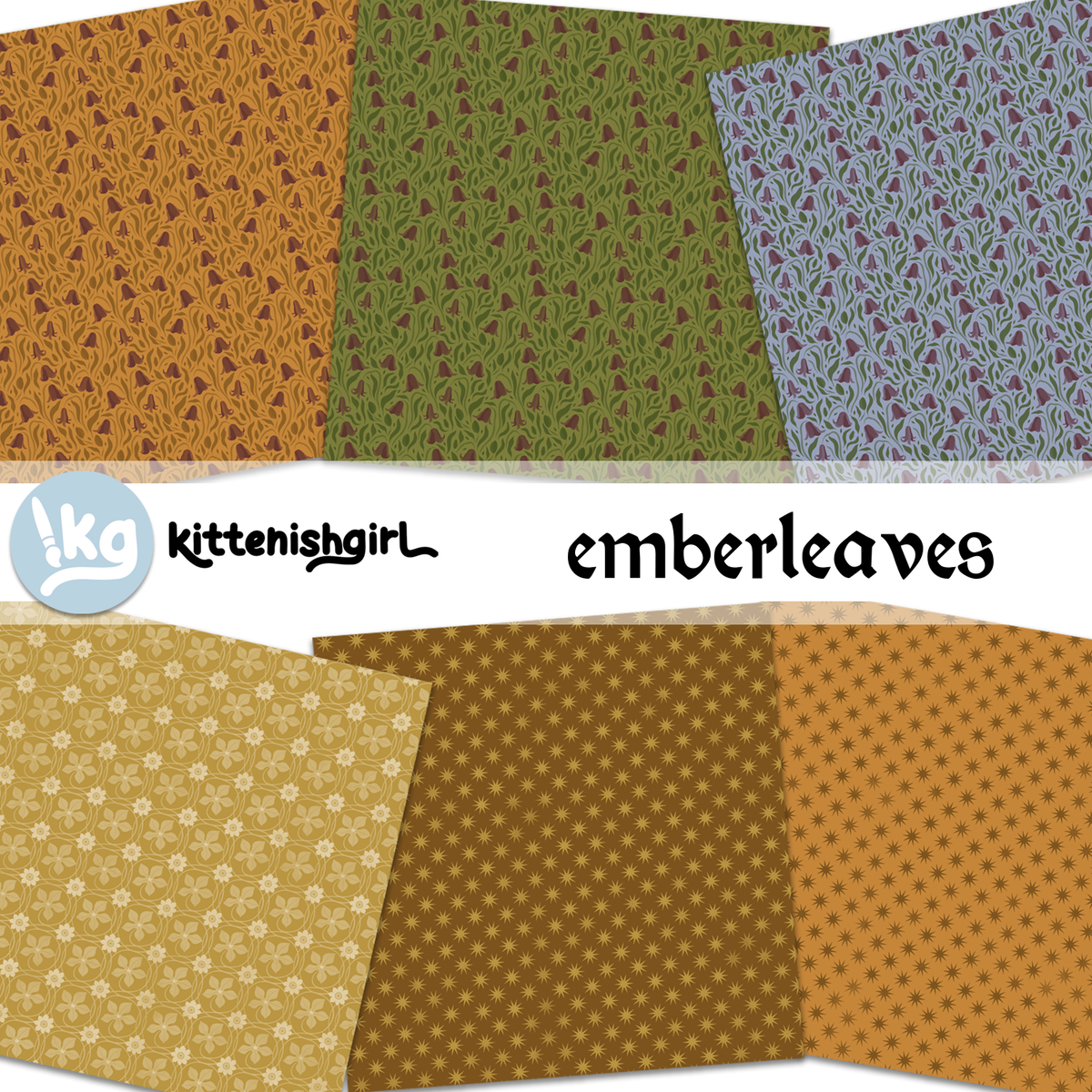 Emberleaves // Digital Papers