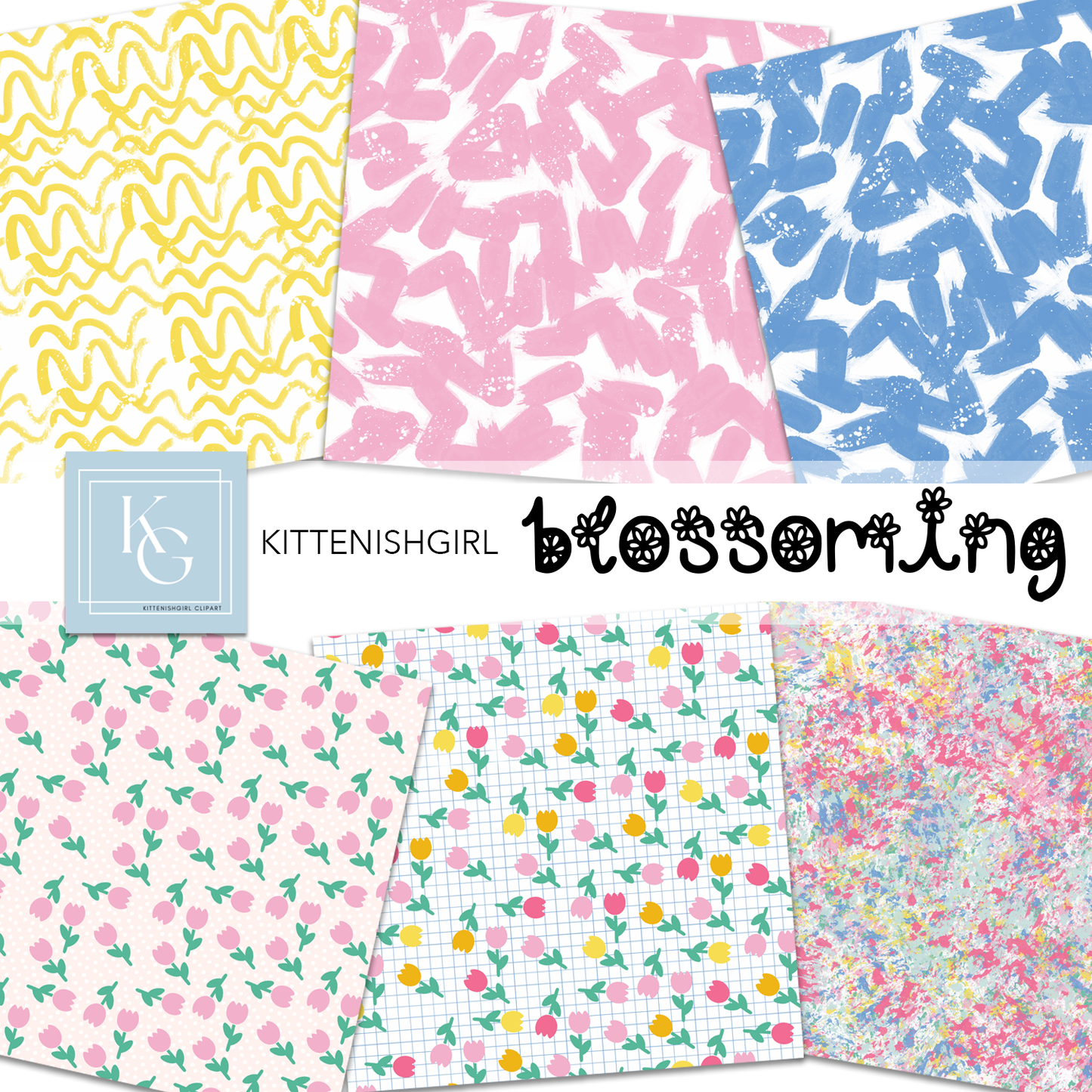 Blossoming // Digital Papers