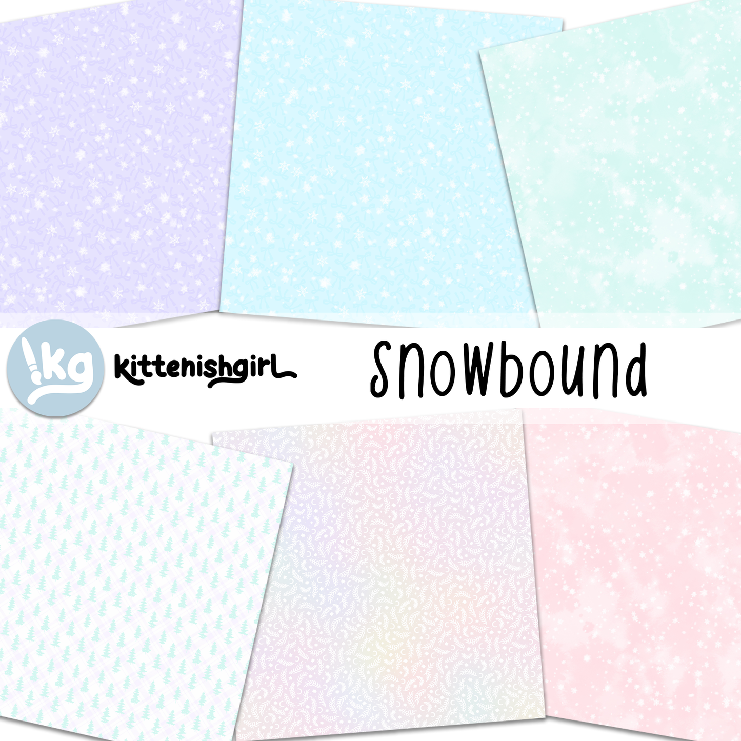 Snowbound // Digital Papers