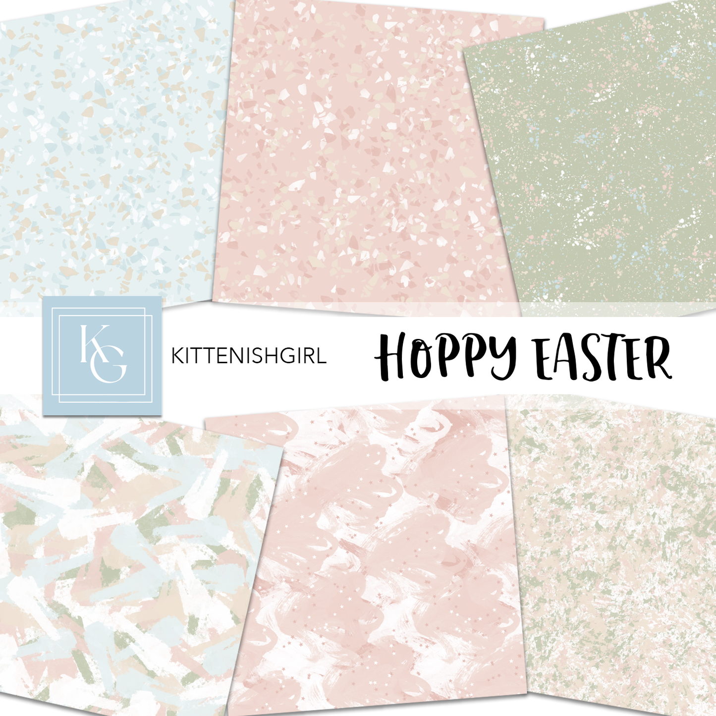 Hoppy Easter // Digital Papers