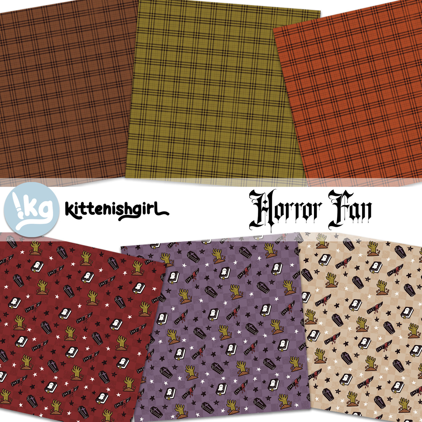 Horror Fan // Digital Papers