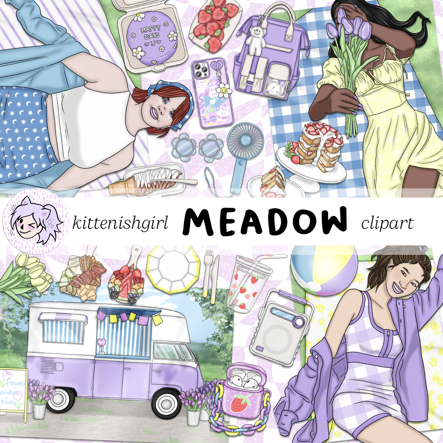 Meadow // Clip Art