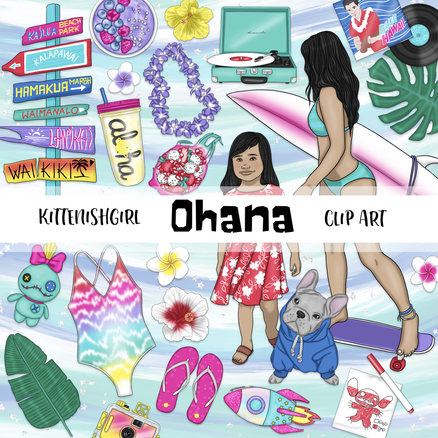 Ohana // Clip Art