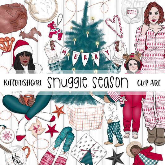 Snuggle Season // Clip Art