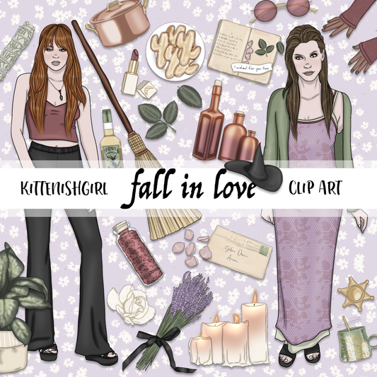 Fall In Love // Clip Art