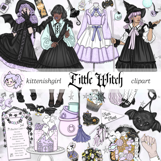 Little Witch // Clip Art