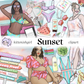Sunset // Clip Art